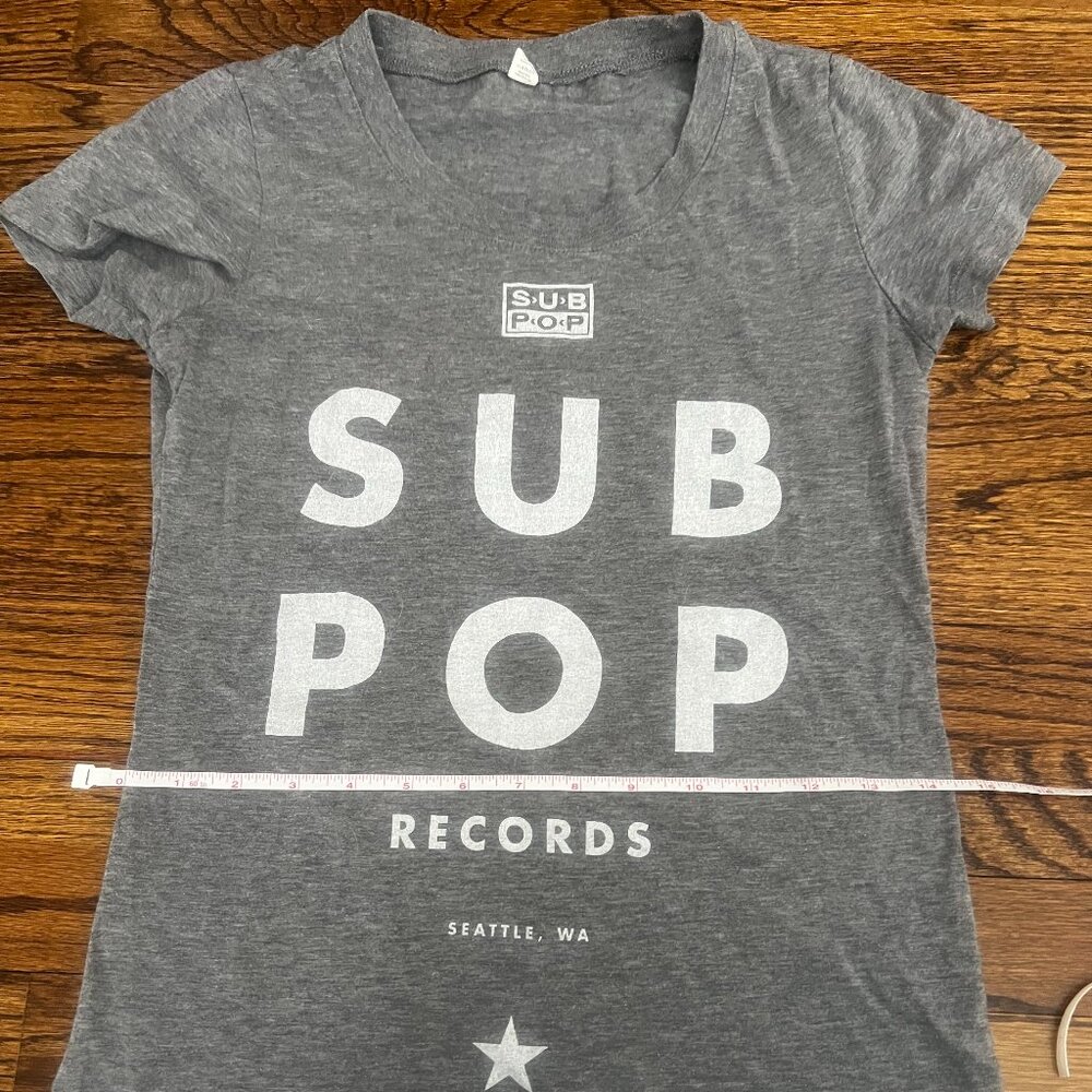 Vintage Rare Sub Pop Records Women's t-shirt size Small.